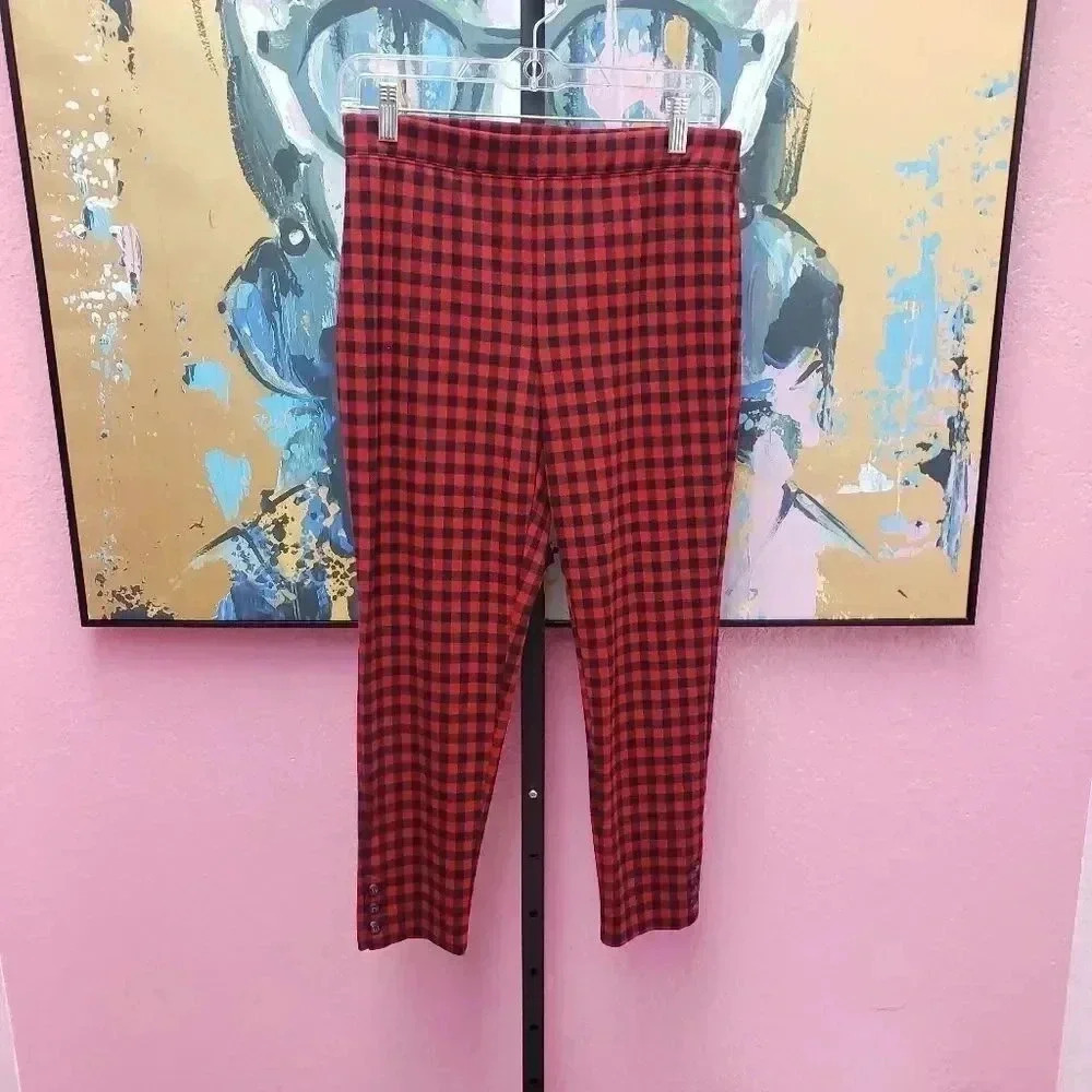Talbots Buffalo Plaid Skinny Ankle Pant